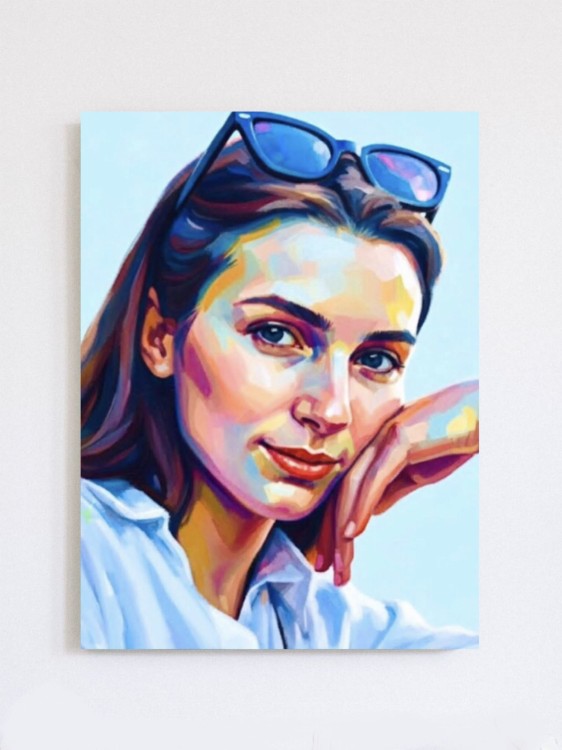kolorowy obraz - portret - malarska strefa  - twarz kobiety - portret kobiety - kolorowy portret - obraz na prezent - portret na prezent - obraz na ścianę - wizualizacja - obraz do sypialni - obraz do salonu - obraz do pokoju - nowoczesny obraz.jpeg