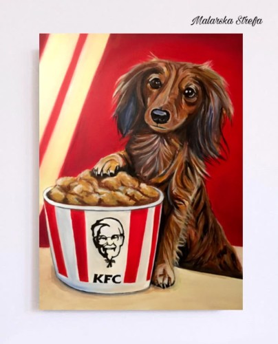 kolorowy obraz - portret - malarska strefa - portret na prezent - obraz zwierzaka - portret zwierzaka - pies - kolorowy zwierzak - kolorowy portret - obraz na prezent.jpeg