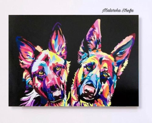 kolorowy obraz - portret - malarska strefa - portret na prezent - obraz zwierzaka - portret zwierzaka - pies - kolorowy zwierzak - kolorowy portret - obraz na prezent.jpeg