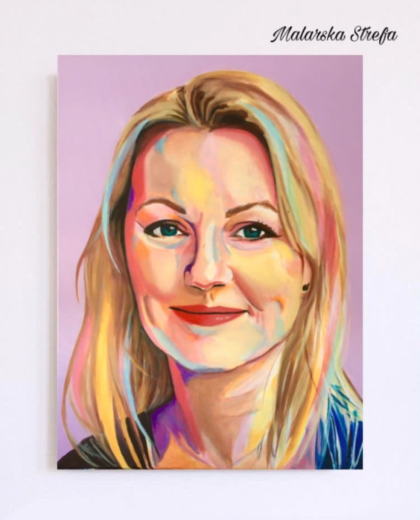 kolorowy obraz - portret - malarska strefa  - twarz kobiety - portret kobiety - kolorowy portret - obraz na prezent - portret na prezent - obraz na ścianę - wizualizacja - obraz do sypialni - obraz do salonu - obraz do pokoju - nowoczesny obraz.jpeg